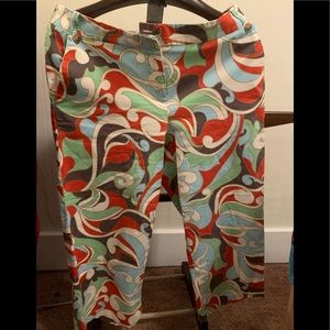 Madison Filigree Swirl Pants, Size 12